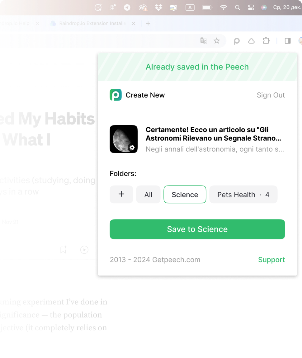 TexttoSpeech Chrome Extension Peech
